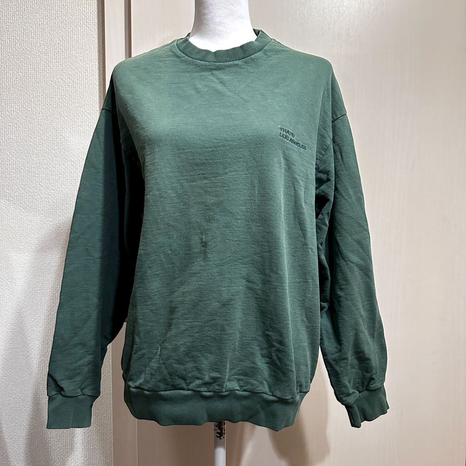 LOS ANGELES APPAREL スウェット グリーン サイズS HR 0683