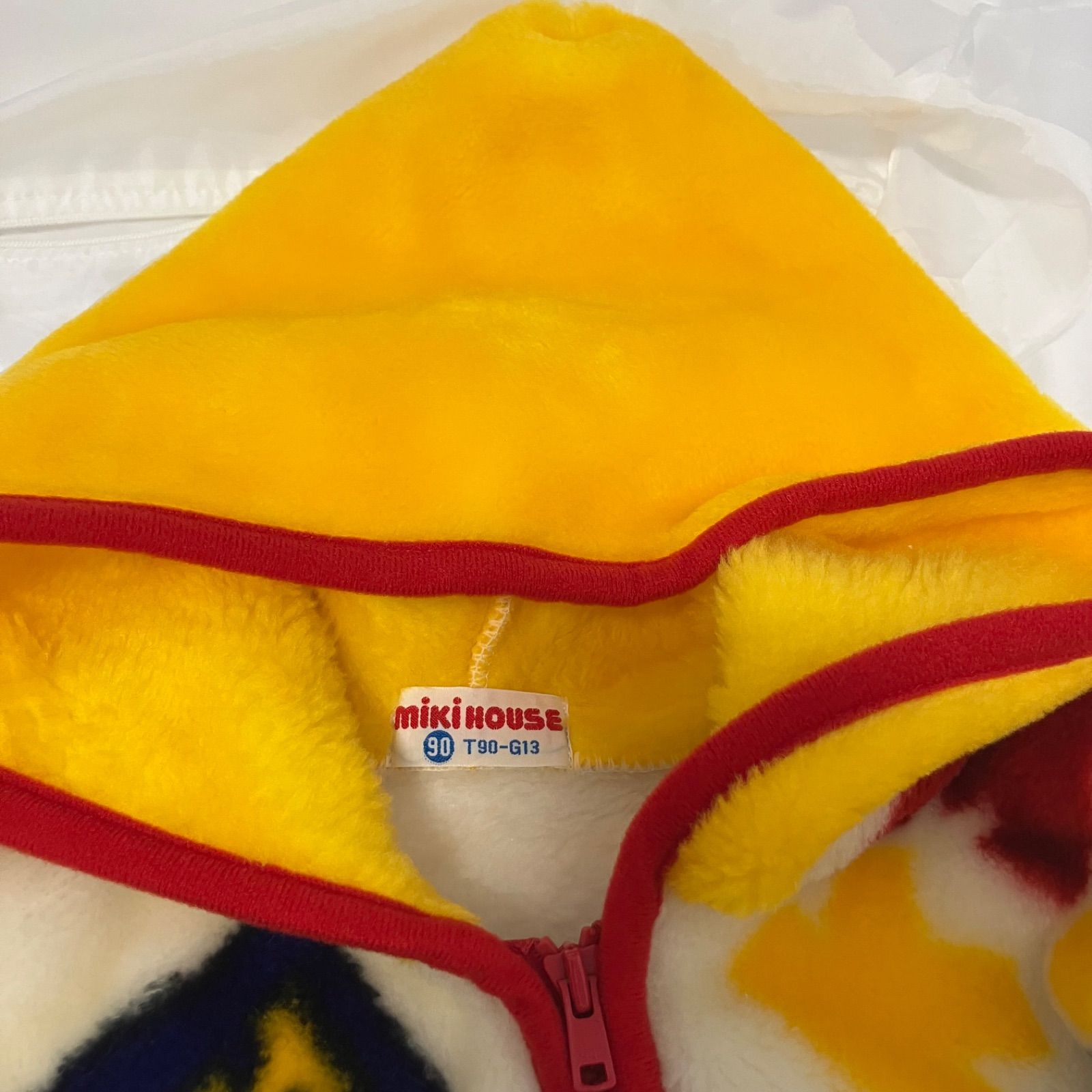 393ミキハウスmikihouse 90 15周年 くまのボアアウター