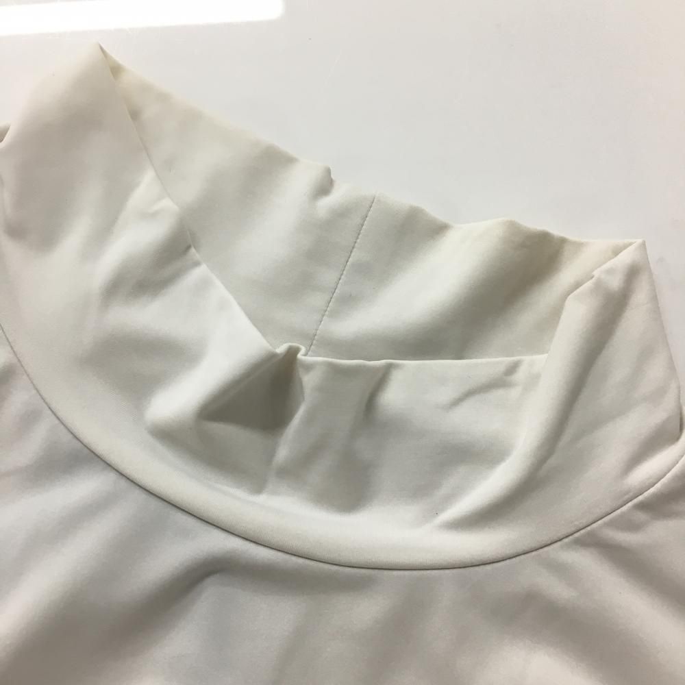 マークアンドロナ　冬インナーシャツ　白　新品タグ付き　2XL相当 美品】マークアンドロナ ハイネックインナーシャツ 白 ロゴプリント