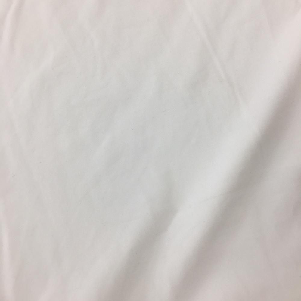 美品】マークアンドロナ ハイネックインナーシャツ 白 ロゴプリント