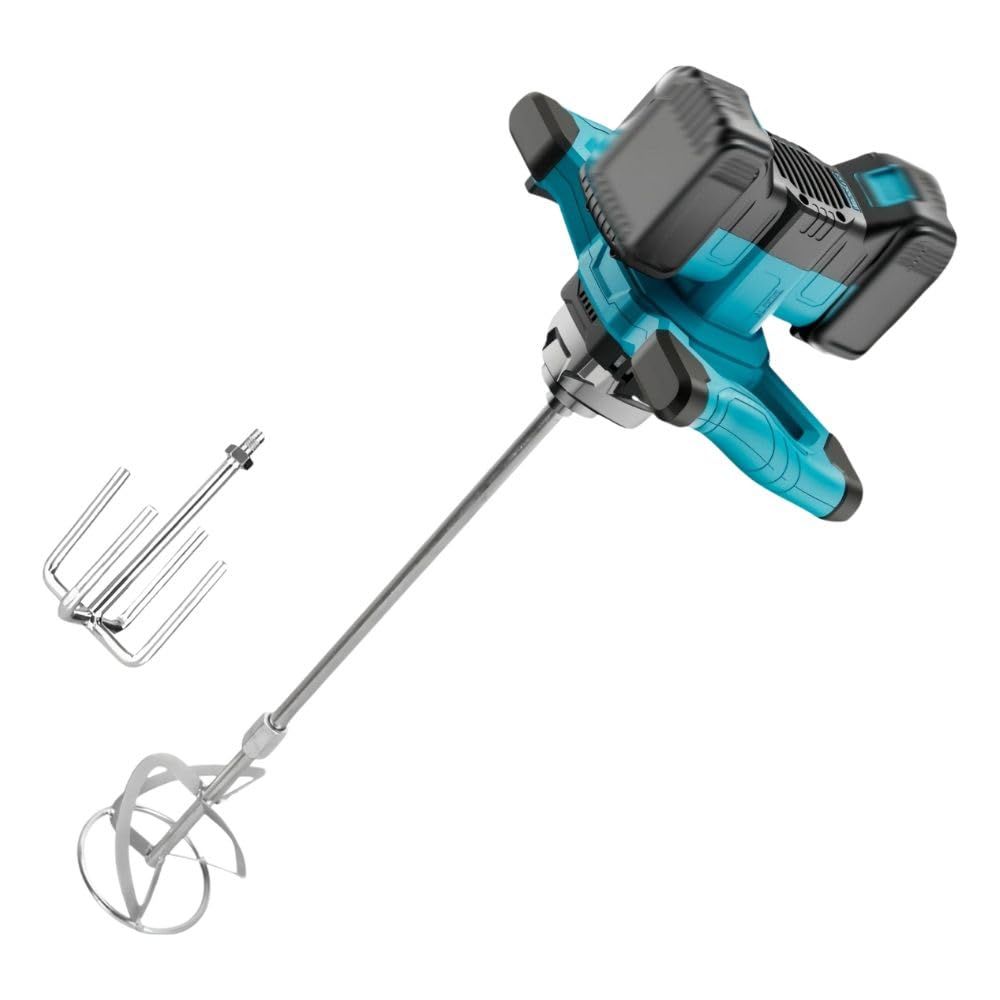 MORABLU 充電式 かくはん機 マキタ18 V互換 6段変速 1000 W 螺旋十字型アタッチメント付 本体のみ バッテリー別売