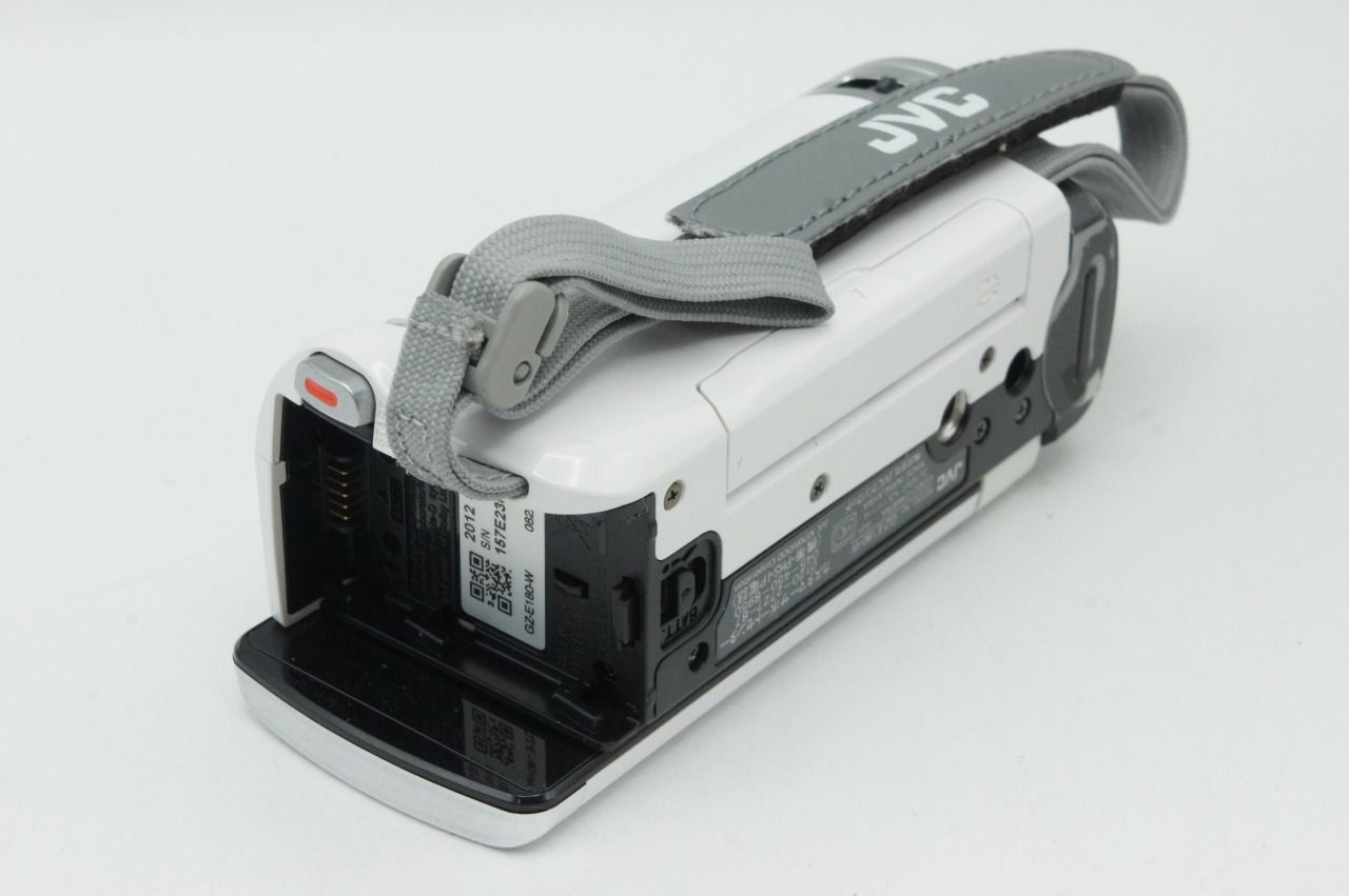 美品 JVC ケンウッド Everio GZ-E180 デジタルビデオカメラ ホワイト