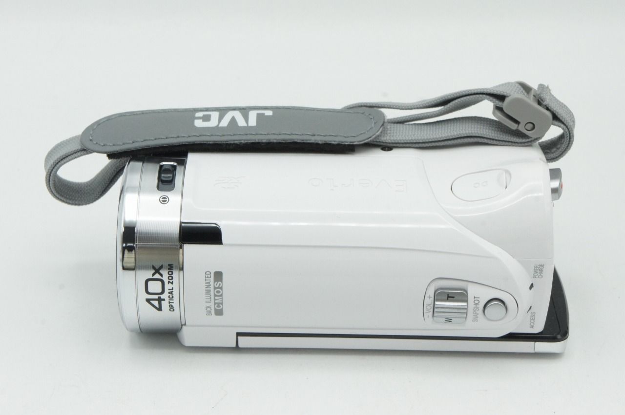 美品 JVC ケンウッド Everio GZ-E180 デジタルビデオカメラ ホワイト