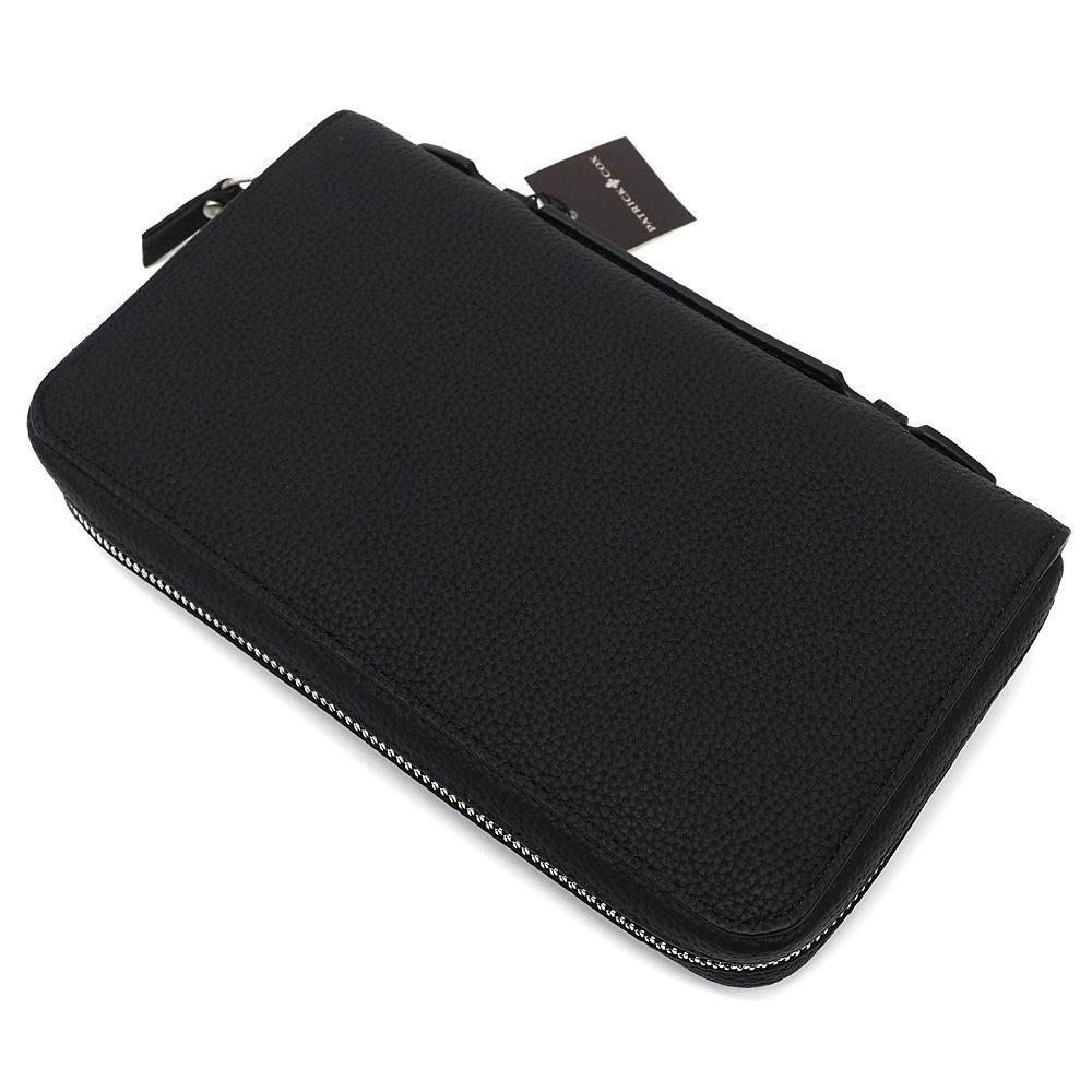 PATRICK COX レザークラッチ ウォレット 長財布 ブラック パトリックコックス メンズ 5 MLA 2|K 06300|KOV 26|