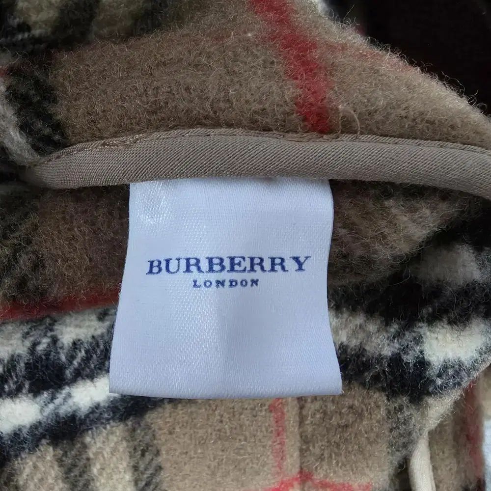  バーバリー ベージュ ダッフル ウール コート キッズ 128 JP 711 その他 ジャケット ブルゾン