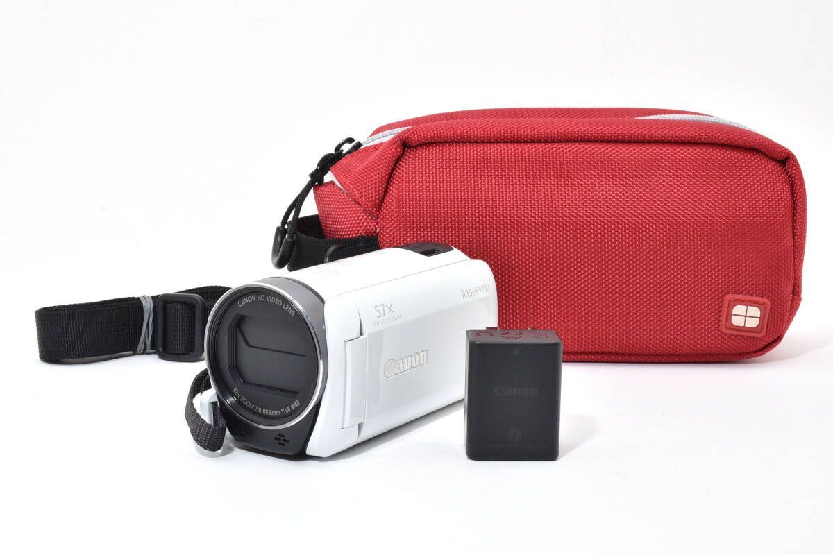 上品 キャノン Canon iVIS HF R 700 ホワイト W 1112＃3749