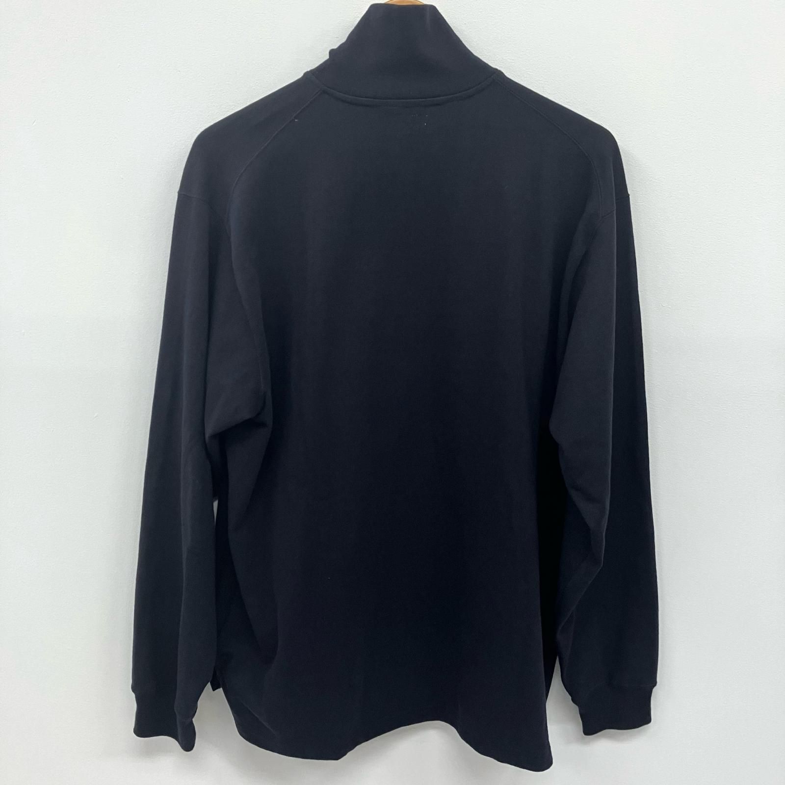 PHIGVEL フィグベル スウェット HALF ZIP TOP PMAQ CL 02 ブラック サイズ 3 104