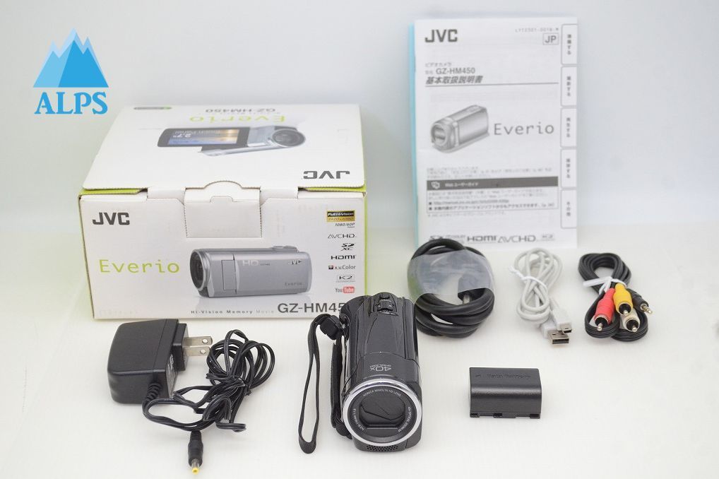 JVC ケンウッド Everio GZ HM 450 デジタルビデオカメラ ブラック 元 251119 r