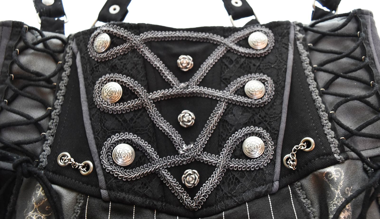 オッズオン オッズオネスト OZZ ONESTE ローズ刺繍入り ビスチェ