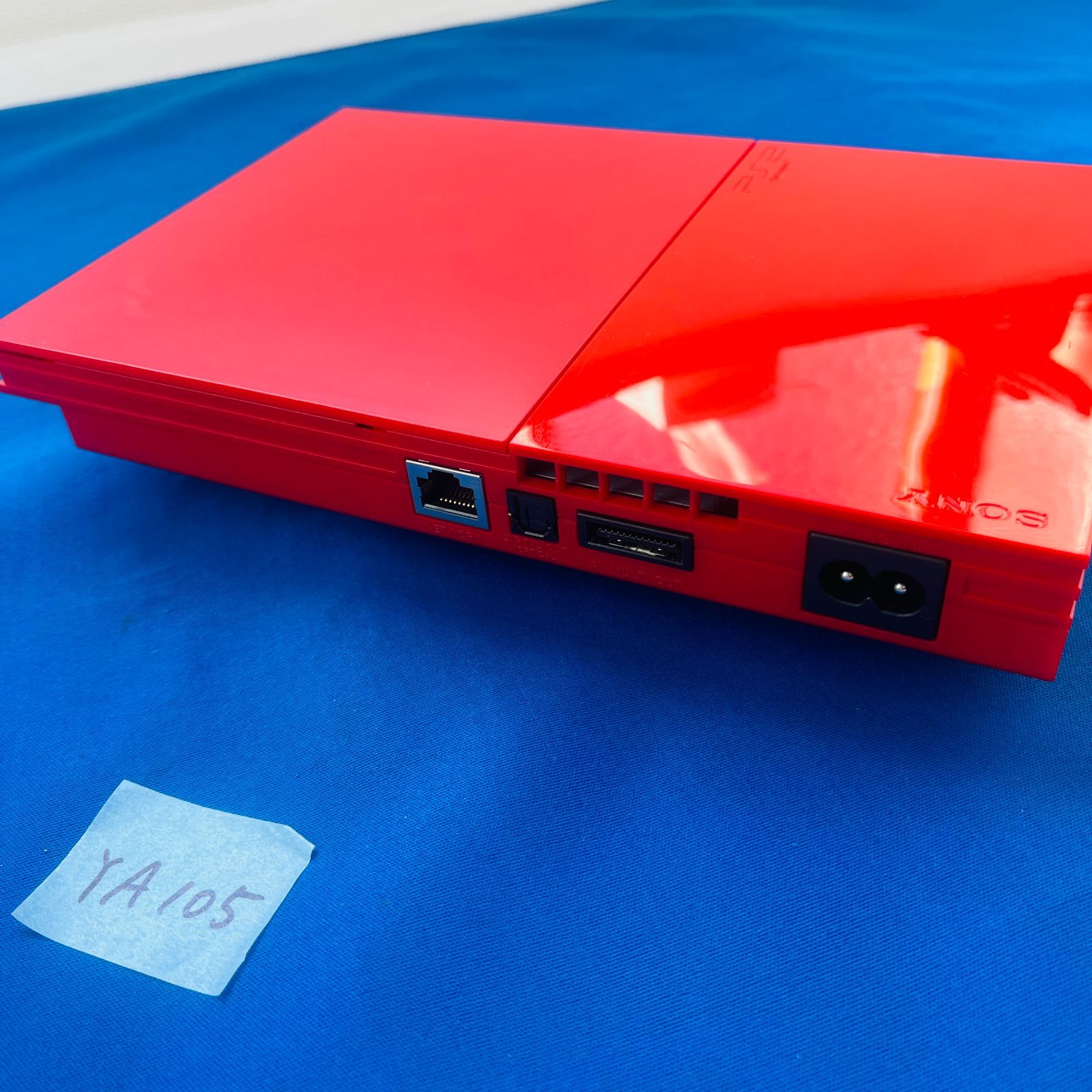  YA 105 PS 2 SCPH 90000 コントローラー メモリーカード 1 AVケーブル 電源コードセット シナバーレッド プレイステーション2 playstation ソニー SONY 本体 プレイステーション2(PS2)