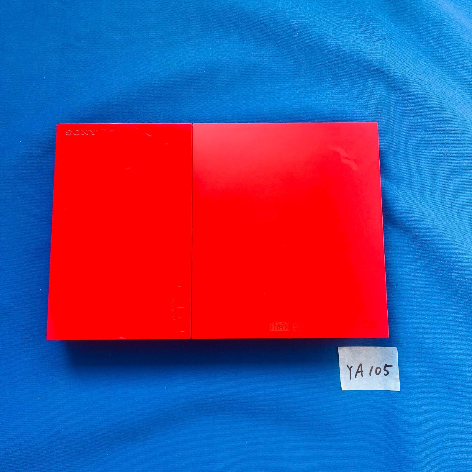 YA 105 PS 2 SCPH-90000 コントローラー メモリーカード 1 AVケーブル 電源コードセット シナバーレッド プレイステーション2 playstation ソニー SONY