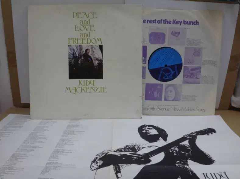 UK LP Judy Mackenzie ー 1971 年 早い ポスター 含め