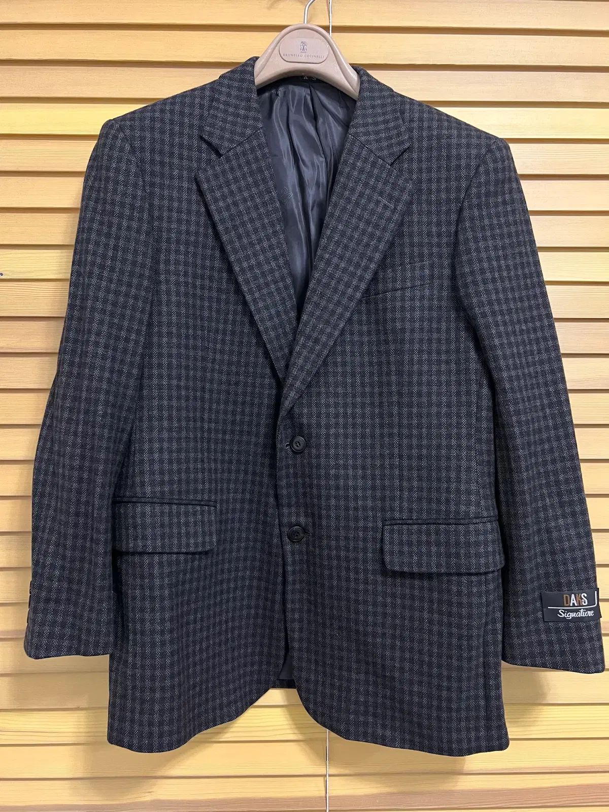 レディース DAKS チェック柄 テーラードジャケット