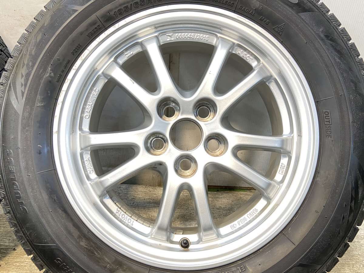 195/65R15 ブリヂストン ブリザック VRX3 トヨタ純正 15x6.5 40 100-5