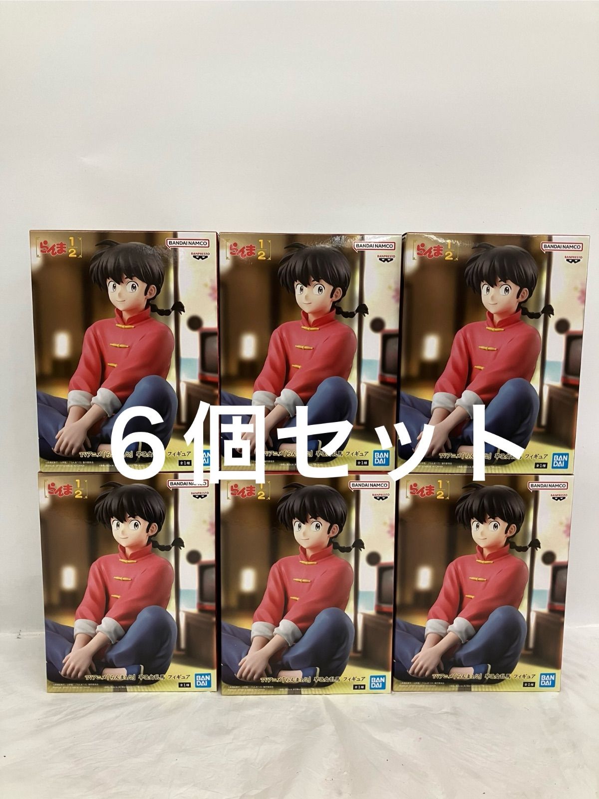 未開封 らんま1/2 早乙女乱馬 フィギュア 6個セット LFJA07 f101