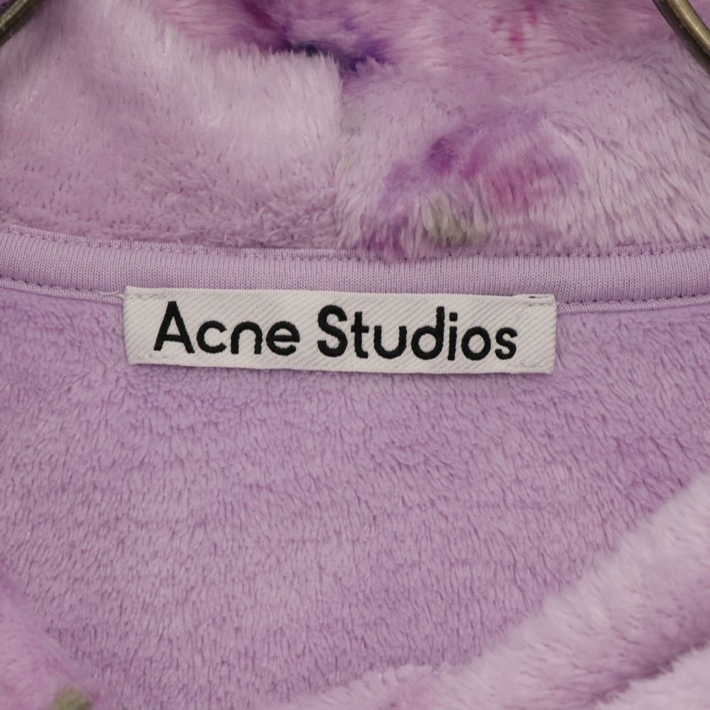 Acne Studios - Acne Studios アクネ ストゥディオズ FLORAGATAN13 Teddy hooded sweatshirt FN-WN-SWEA000212 テディ フーデッド スウェット フリース パープル レディース Acne Studios (アクネ ストゥディオズ) FLORAGATAN13 Teddy hooded