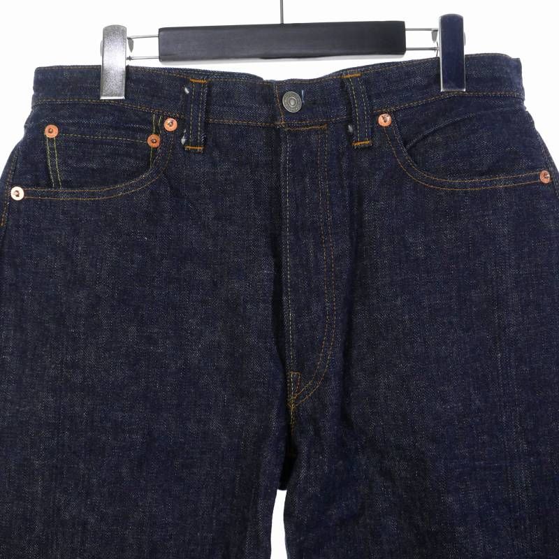 【中古】ザリアルマッコイズ THE REAL McCOY'S 001XX テーパードデニム ジーンズ W32 L36 インディゴ メンズ ザリアルマッコイズ THE REAL McCOY'S 001XX テーパードデニム