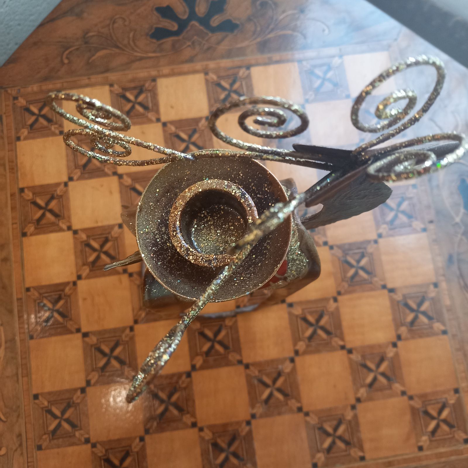 鹿 キャンドルスタンド