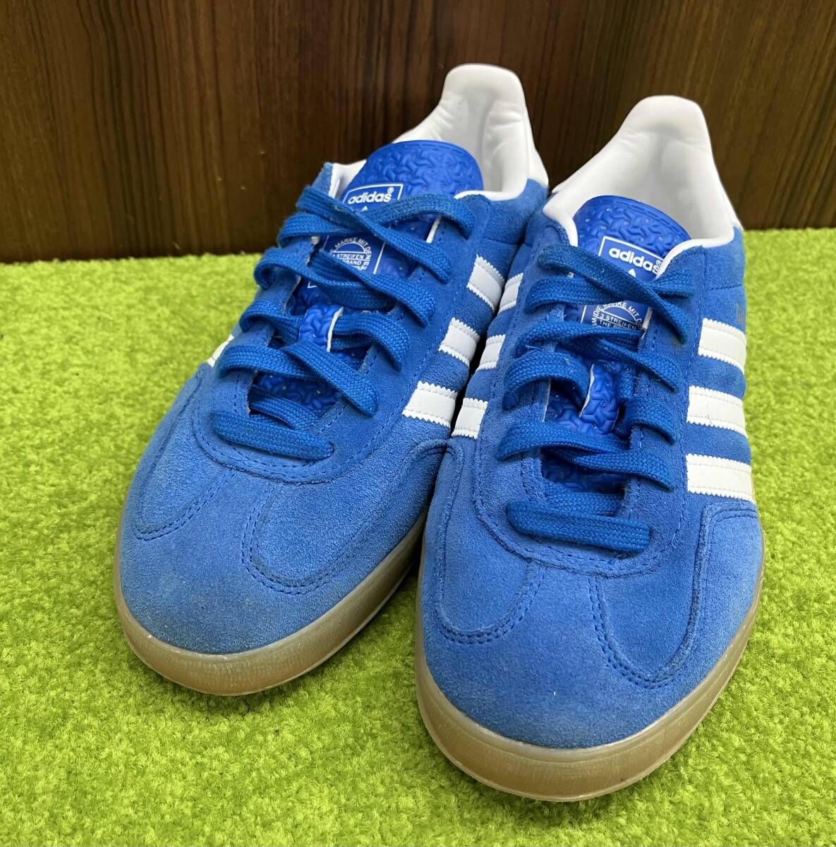 adidas アディダス adidas Gazelle Indoor ガゼル インドアJI2061 ブルー系×ホワイト系 24 cm スニ-カ- メンズシューズ 靴 