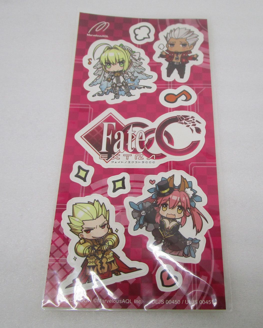 PSP フェイト/エクストラCCC シール付 + ビジュアルワークスCDブック