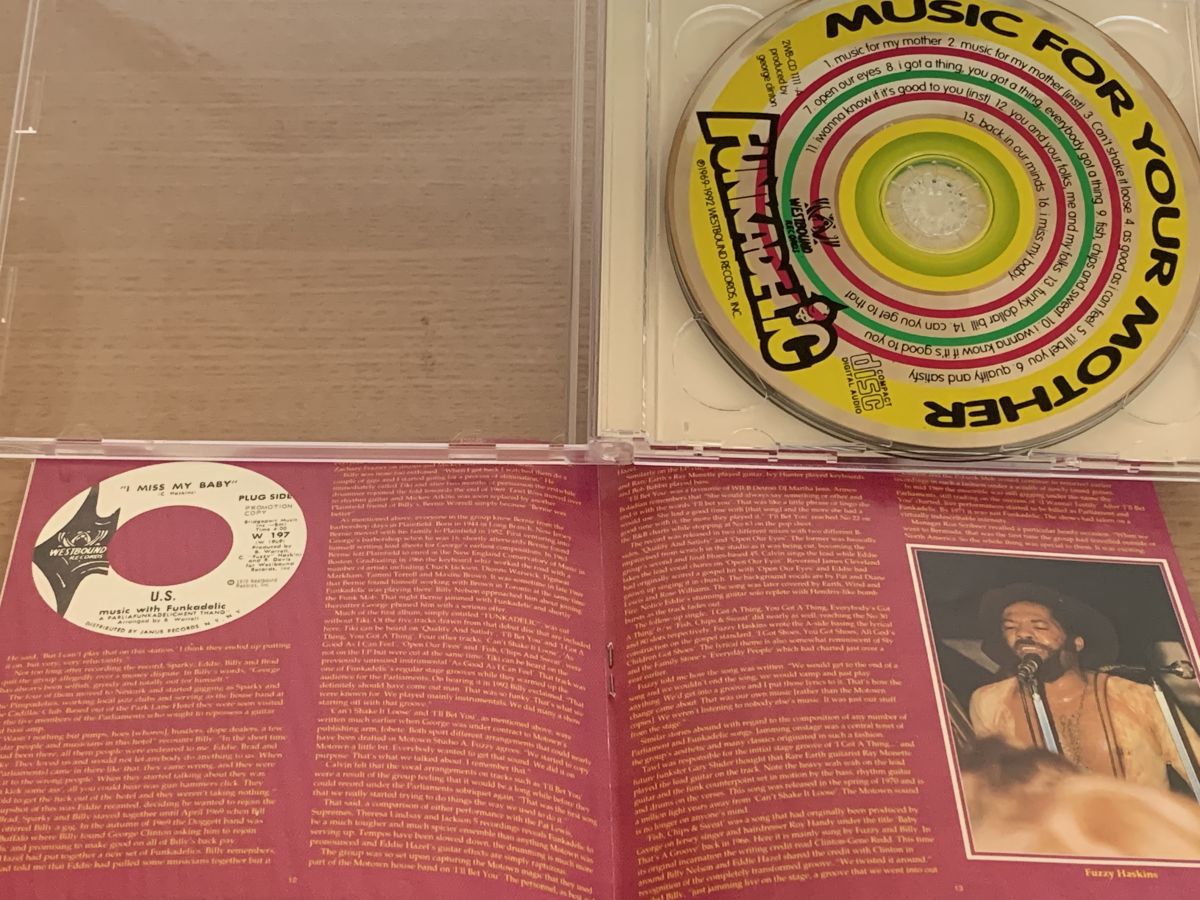 2CD 45回転のファンカデリック FUNKADELIC 45S music for your mother