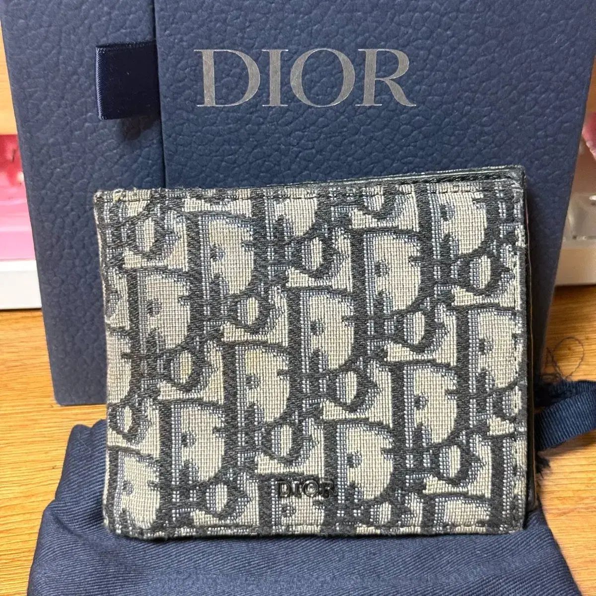 ディオール オブリーク 二つ折り財布 フルセット