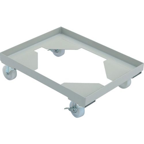 ＴＲＵＳＣＯ 箱台車 内寸５５０Ｘ３９０ ナイロン車 自在ストッパー付Ｘ２