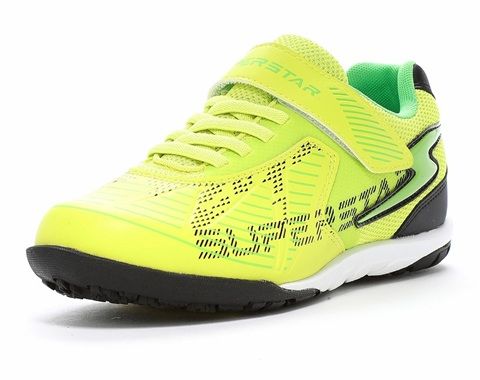 セール，新作 【moonstar】SUPERSTAR SS J1201 LIME ムーンスター スーパースター ライム 子供靴 キッズ シューズ  抗菌防臭 軽量 スニーカー 運動会 男の子 スニーカー