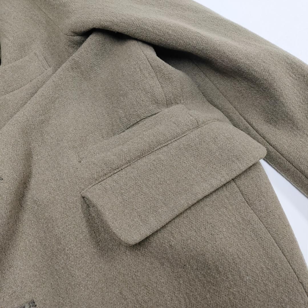 新品 未使用 Aleksandr Manamis モス ダブルブレストコート モス