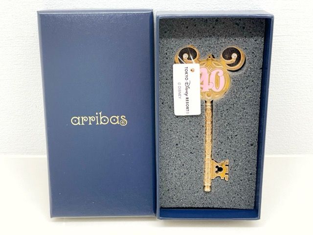 arribas ディズニーランド40周年限定　鍵　キー arribas ディズニーランド40周年限定 鍵 キー タグ付き【F5700-007