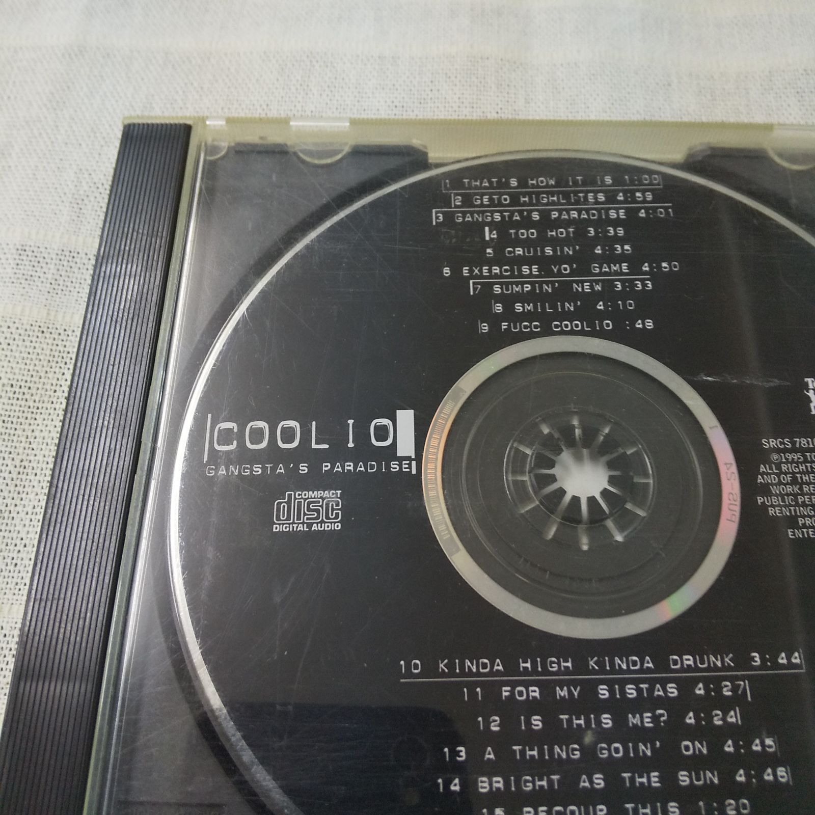 35-01834 GANGSTA'S PARADISE COOLIO レンタル落ち 中古 CD アルバム