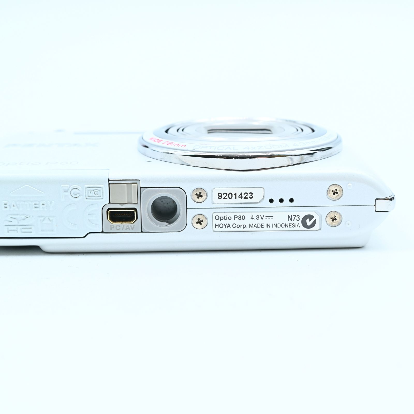 難有品】PENTAX デジタルカメラ Optio P80 1200万画素 光学4倍ズーム 