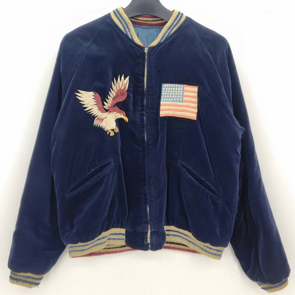 05w16774 東洋エンタープライズ リバーシブル 硫黄島別珍スカジャン