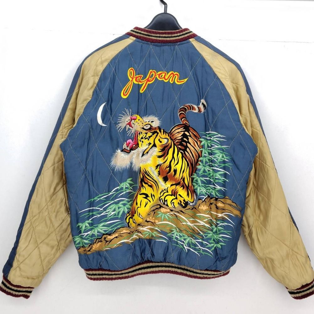 最終価格　硫黄島 スカジャン 大サイズ　別珍　美品　東洋エンタープライズ 05w16774 東洋エンタープライズ リバーシブル 硫黄島別珍スカジャン