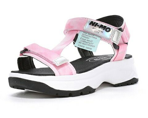 ムーンスター NM MoonStar J129 サンダル キッズ ニーモ テープサンダル sandals ジュニア 厚底 moonstarNM TAPE SANDAL ピンク ムーン