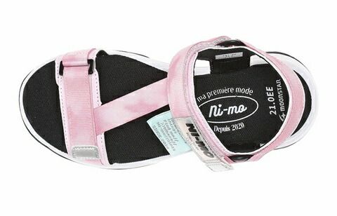 ムーンスター NM MoonStar J129 サンダル キッズ ニーモ テープサンダル sandals ジュニア 厚底 moonstarNM TAPE SANDAL ピンク ムーン