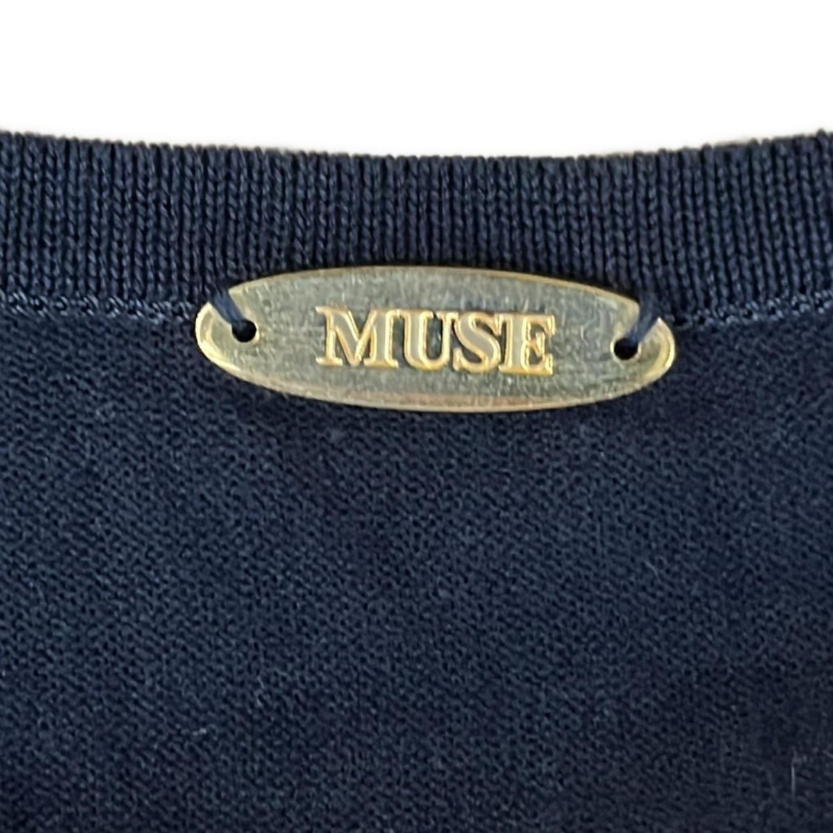 MUSE de DEUXIEME CLASSE(ミューズデドゥーズィエムクラス) アンサンブル レディース美品 - ダークネイビー