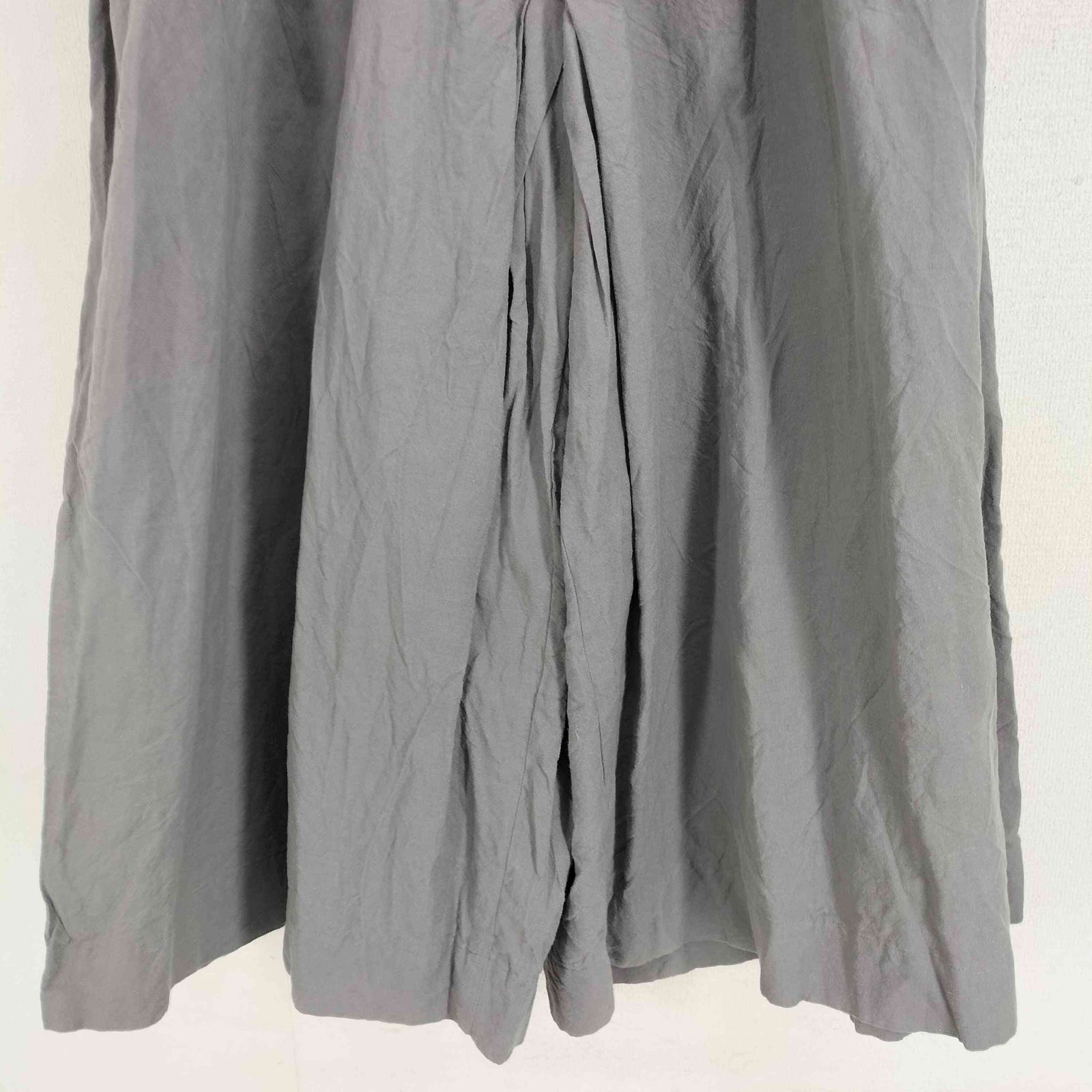 リネンワイドパンツ レディース