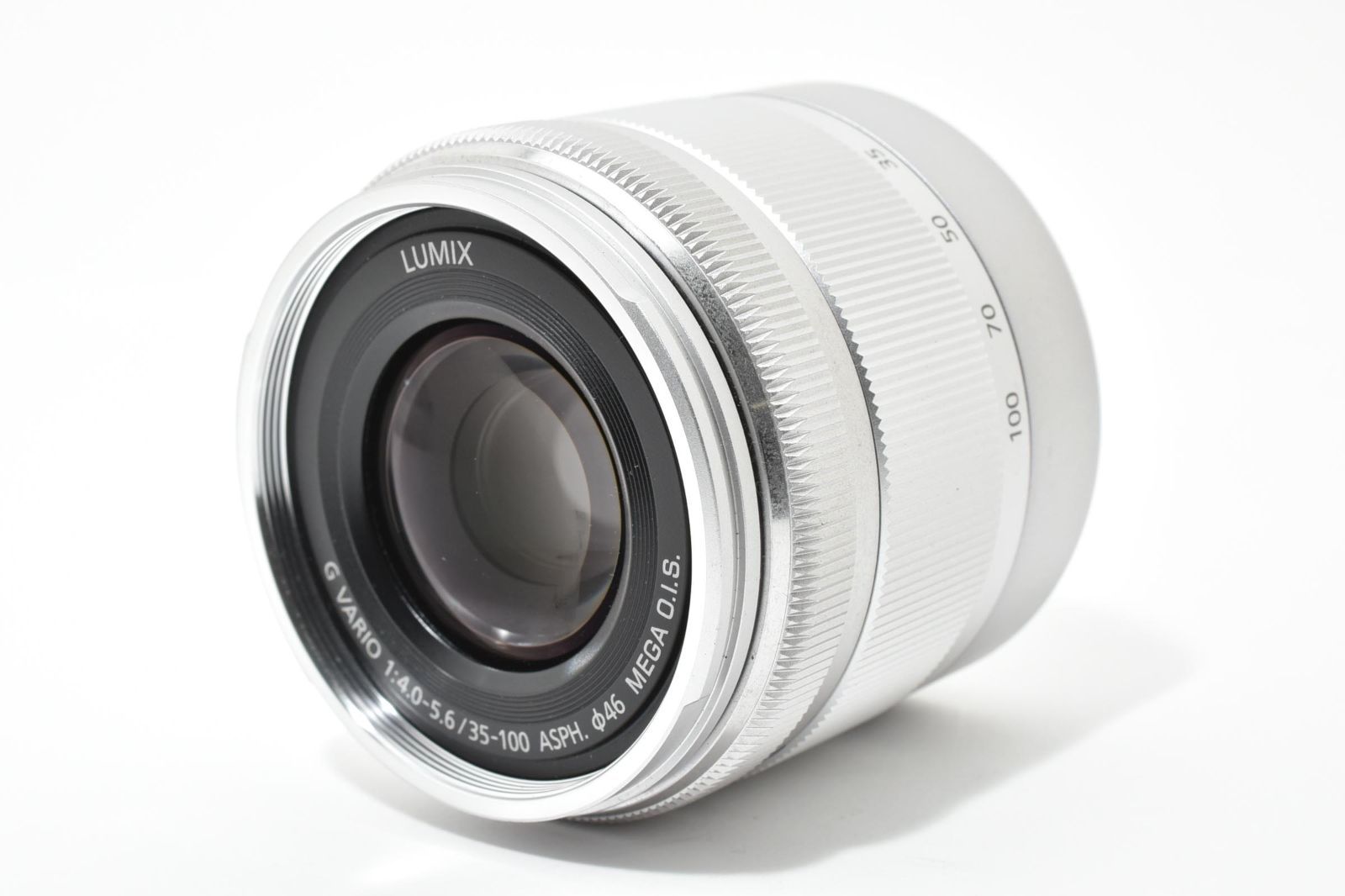 Panasonic Lumix G V 35 100 mm f 4 0 5 6 Asph Mega OIS シルバー H FS 35100