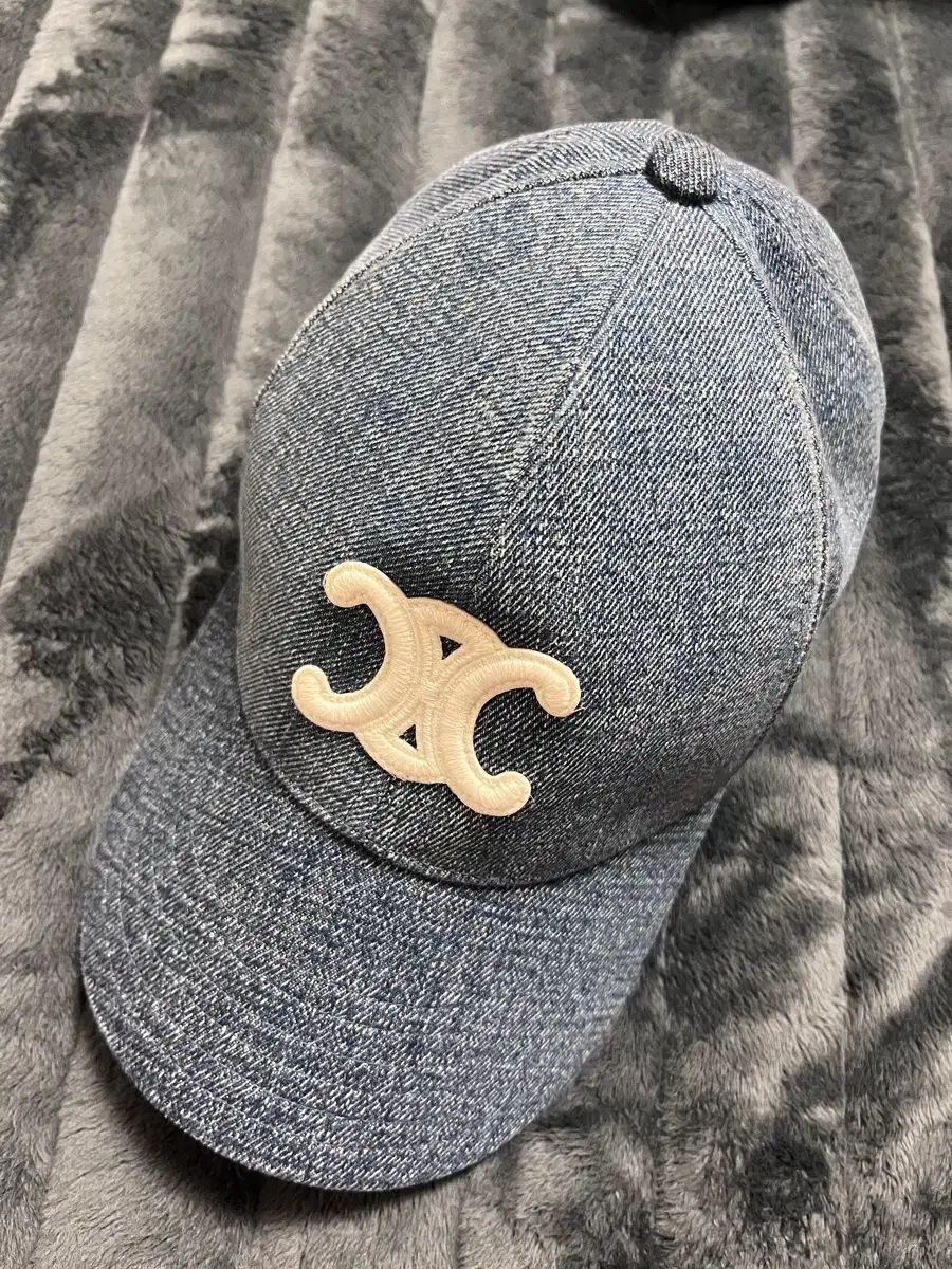 セリーヌ デニム ベースボールキャップ 帽子