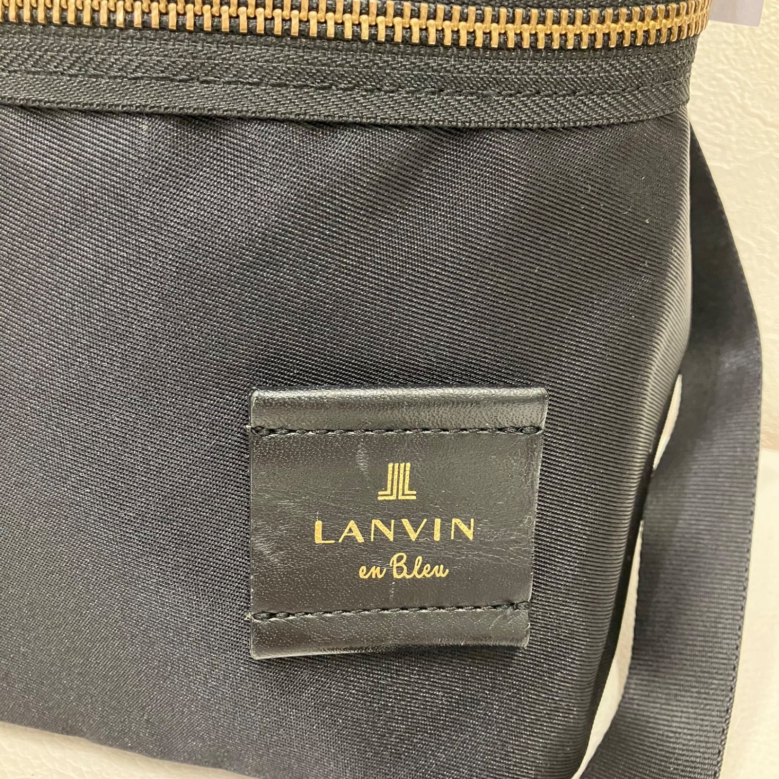 LANVIN en Bleu リボン リュック 2way ショルダーバッグ付 ランバン 