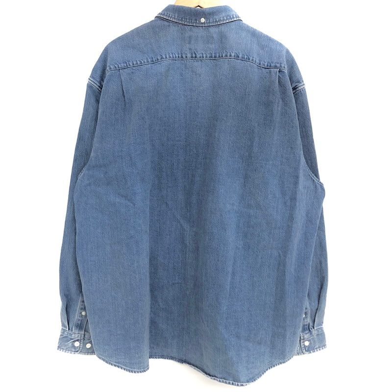 品 Supreme シュプリーム Small Box Shirt Denim スモール ボックスロゴ デニムシャツ 長袖 トップス 149-251127-rs-02-fur