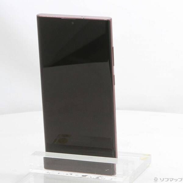 中古品〕 Galaxy S22 Ultra 256GB バーガンディ SC-52C docomo SIM