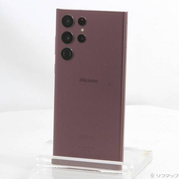 中古品〕 Galaxy S22 Ultra 256GB バーガンディ SC-52C docomo SIM