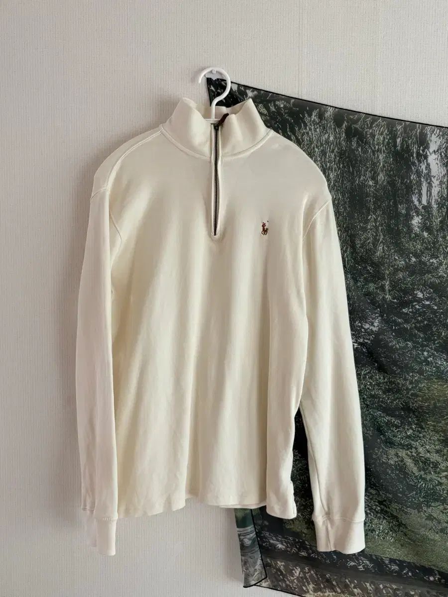 ポロラルフローレン ハーフジップ アイボリー