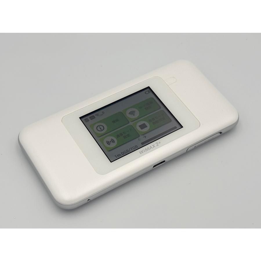 au Speed Wi-Fi NEXT W06 ホワイト×シルバー WiMAX 2+ - メルカリ