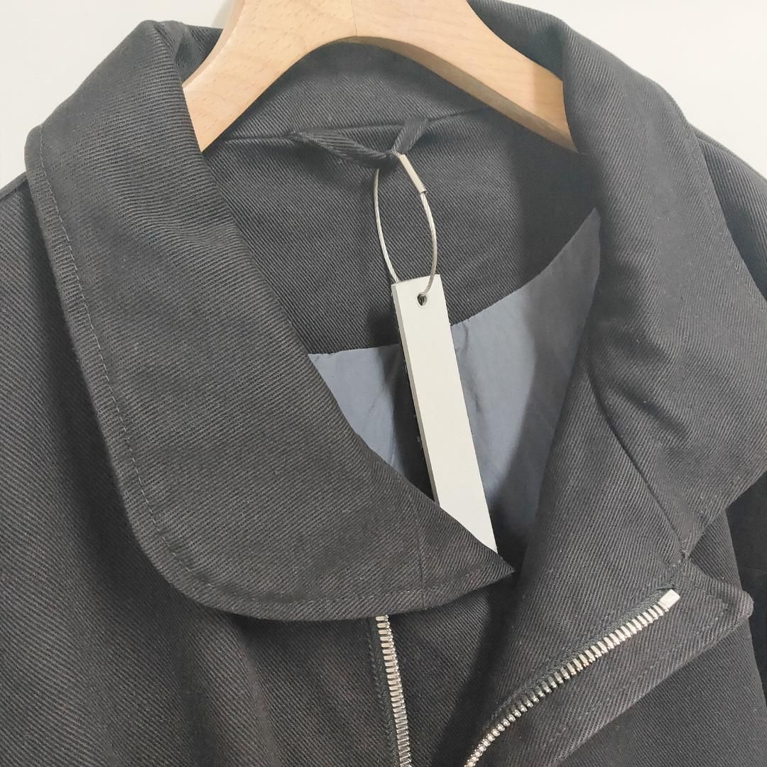 新品 未使用 incarnation ハイネックバイアスジップブルゾン M