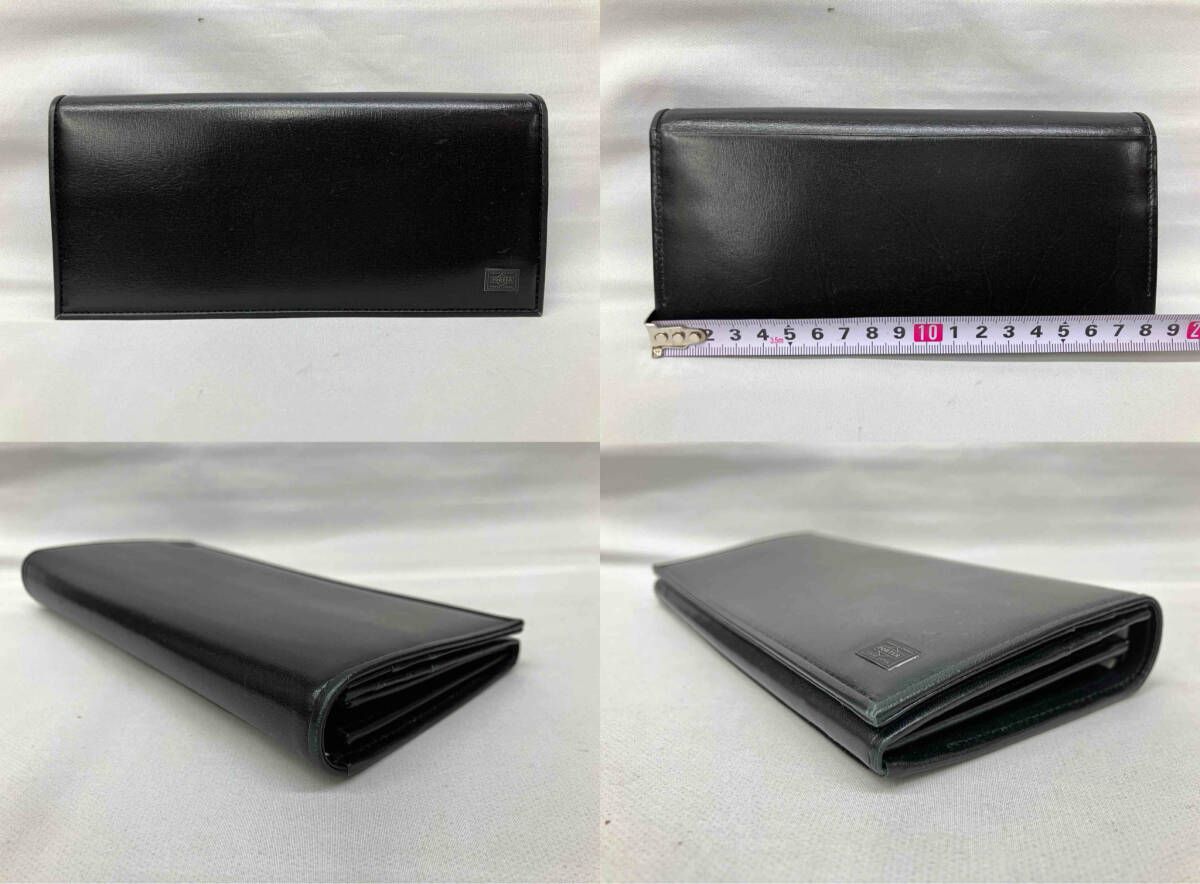 PORTER メンズ 二つ折り 長財布 ブラック