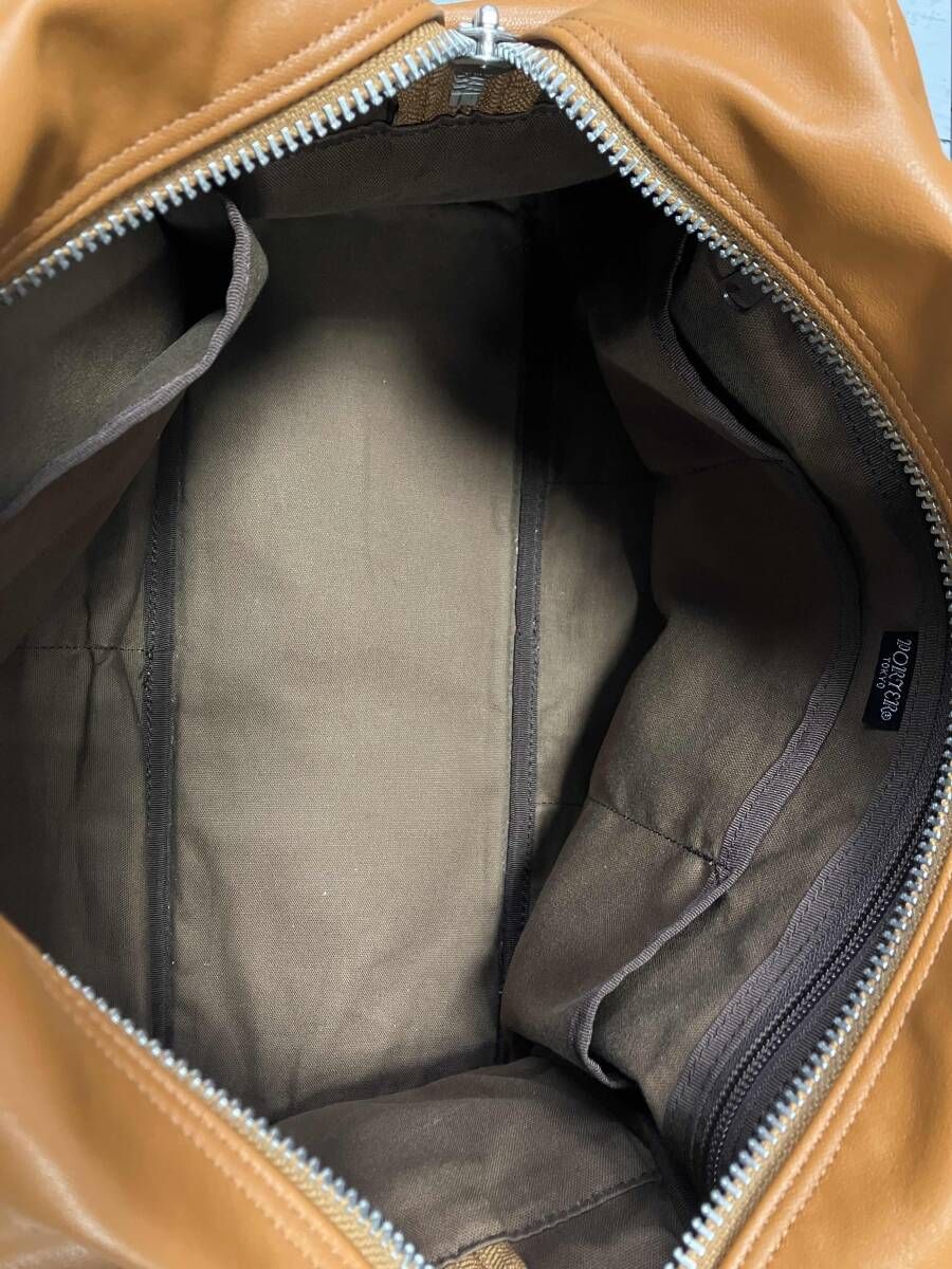 PORTER STYLE キャメル ボストンバッグ 旅行用バッグ バッグ メンズ