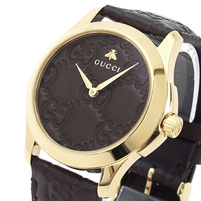 訳あり】 ベゼル・ケースにキズあり グッチ GUCCI Gタイムレス G